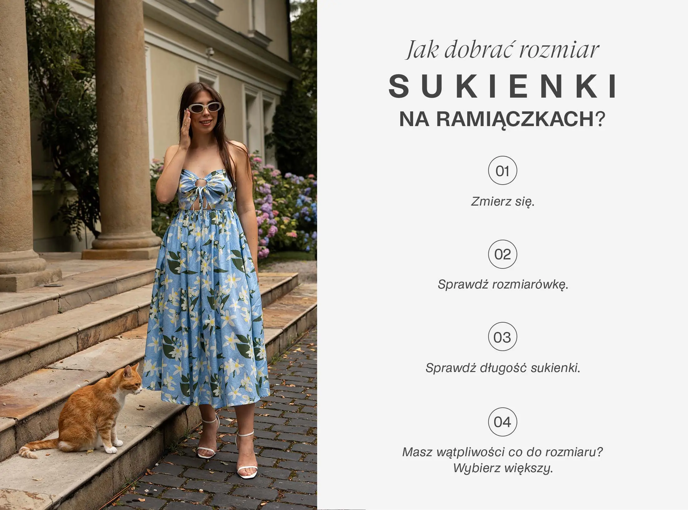 4 (1) Jak dobrać rozmiar sukienki na ramiączkach?