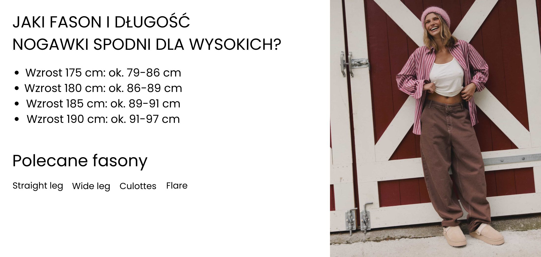 Tekst akapitu (7) jakie spodnie dla wysokich